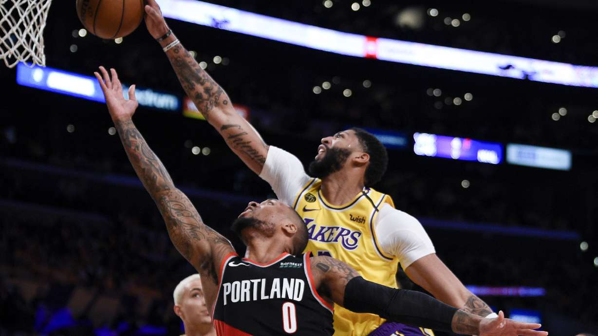 Lakers return after Bryant's death, lose 127-119 to Blazers