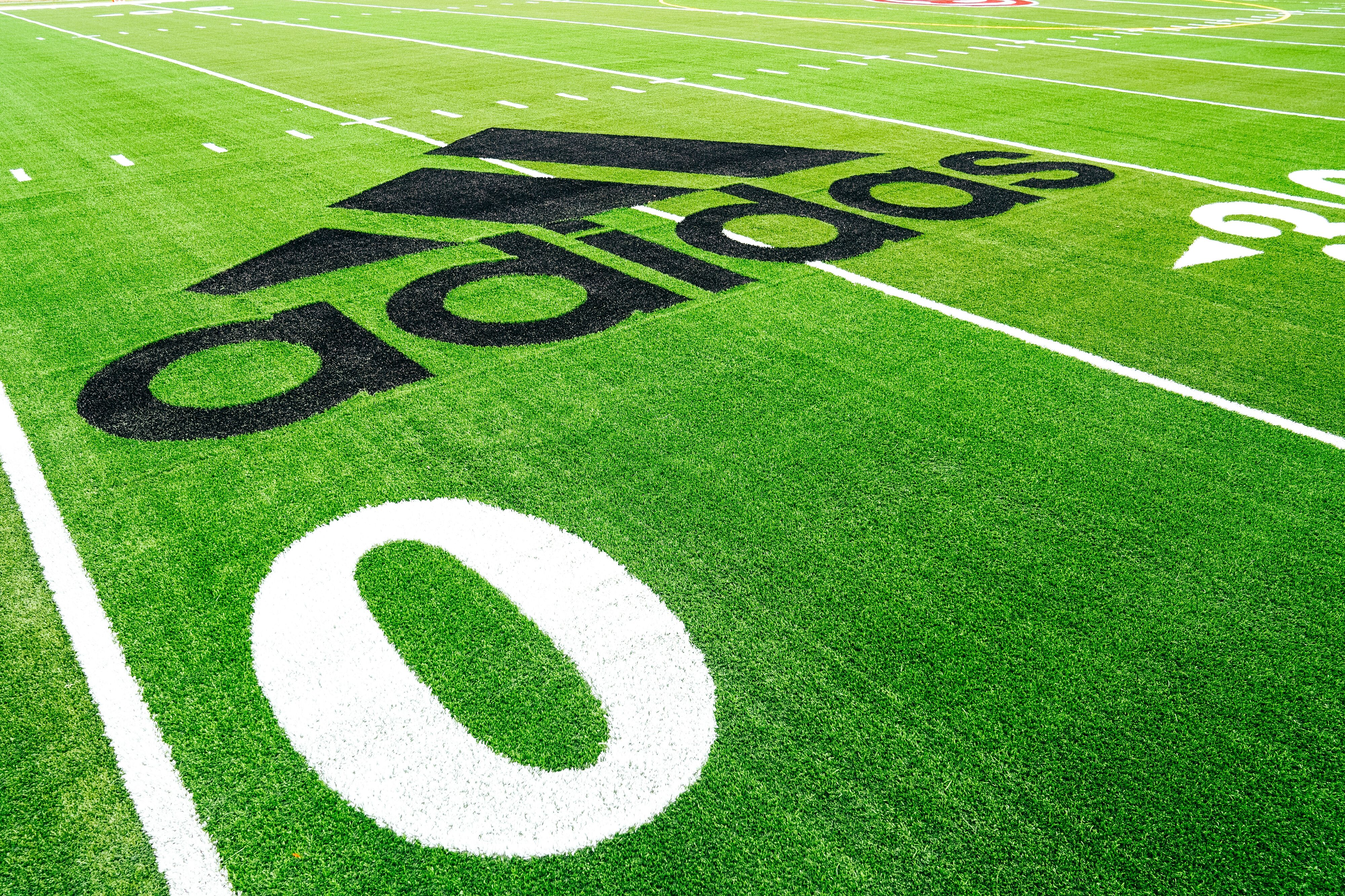 Adidas made a sustainable football field using 1.8 million plastic bottles