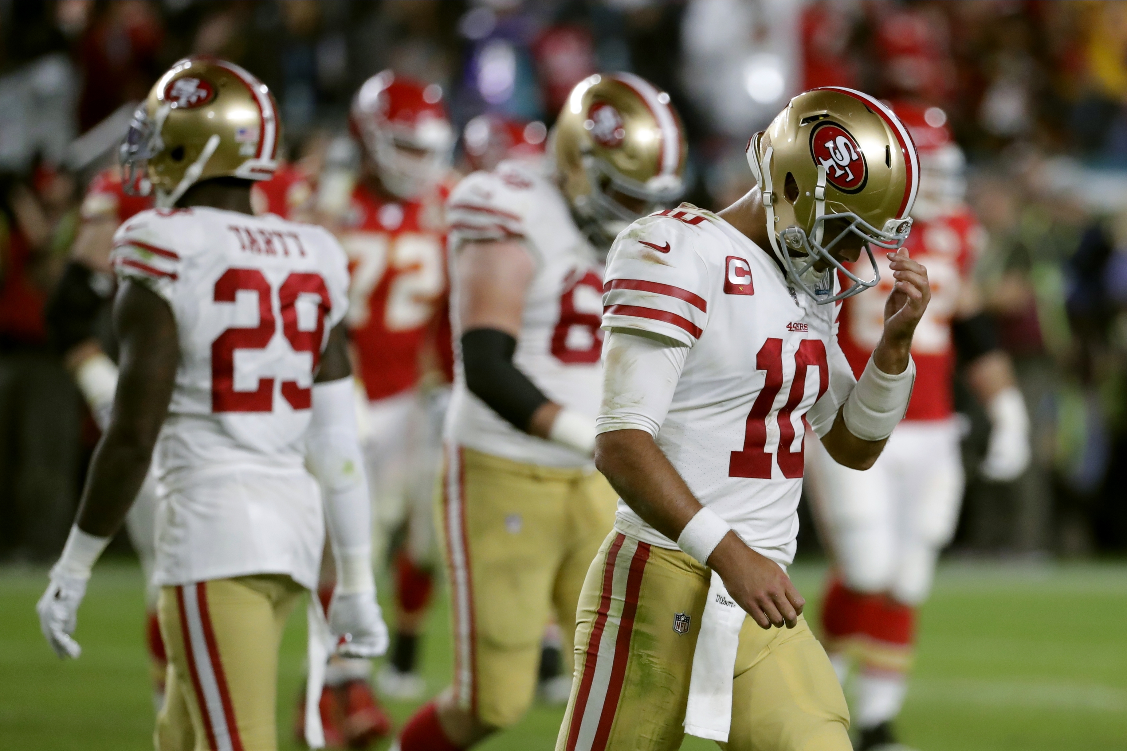 49ers' great turnaround season pulls up short in Super Bowl