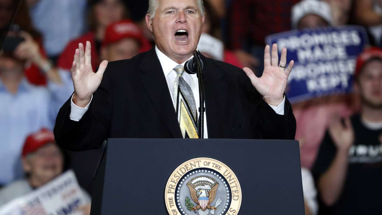 Rush Limbaugh says he’s been diagnosed with lung cancer