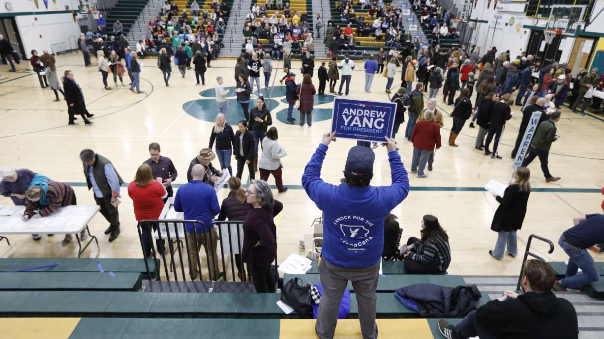 Official: Iowa caucus turnout on pace to match 2016 levels