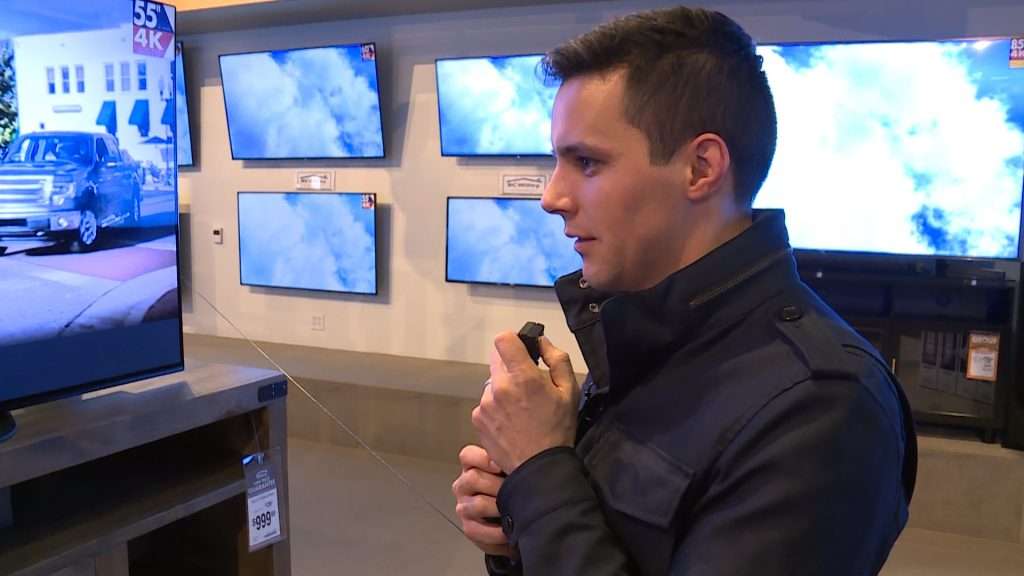 Many TVs have cameras for facial recognition and microphones for voice command features. Photo: KSL TV