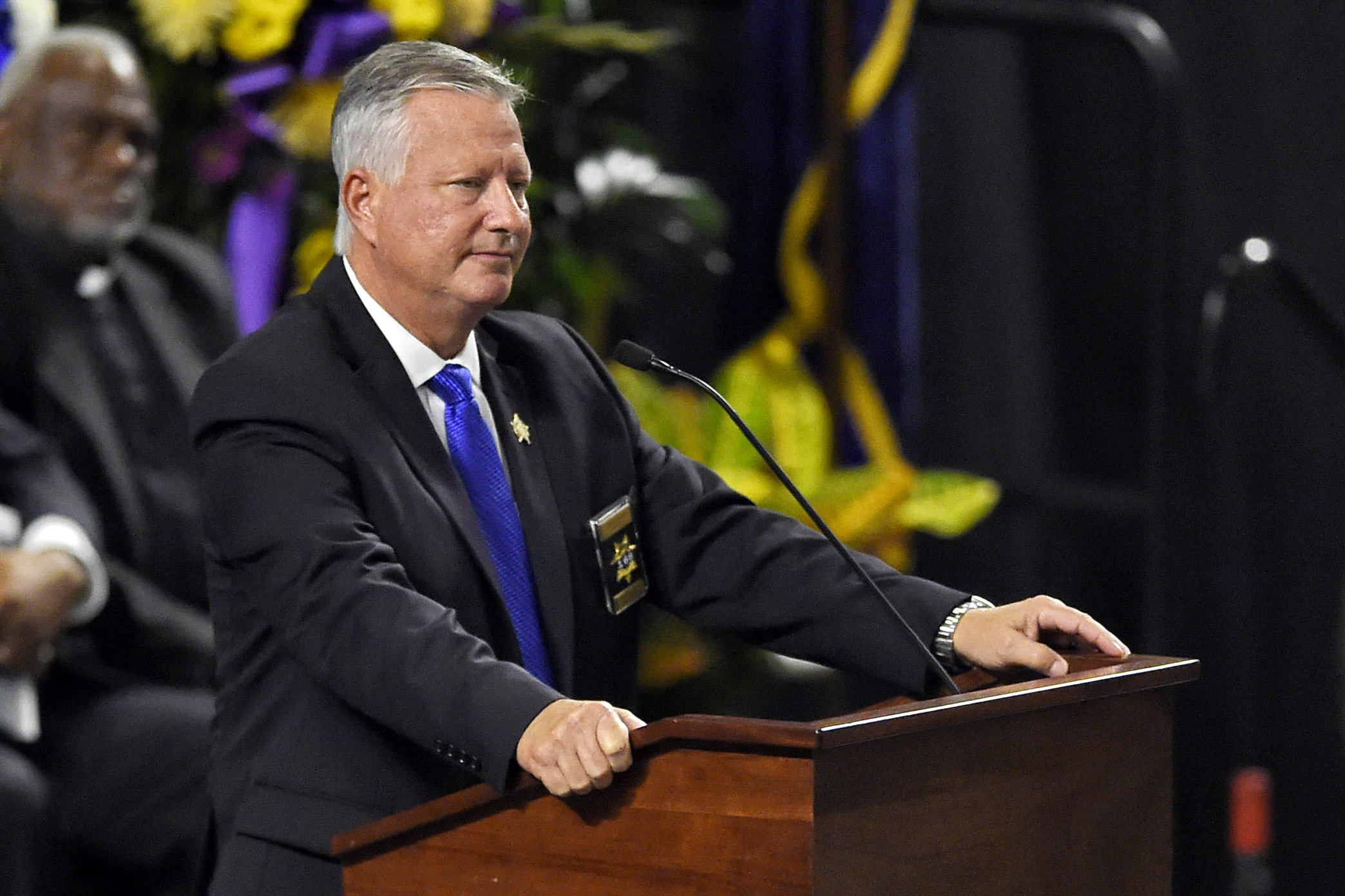 Former SC sheriff charged with domestic violence at his home