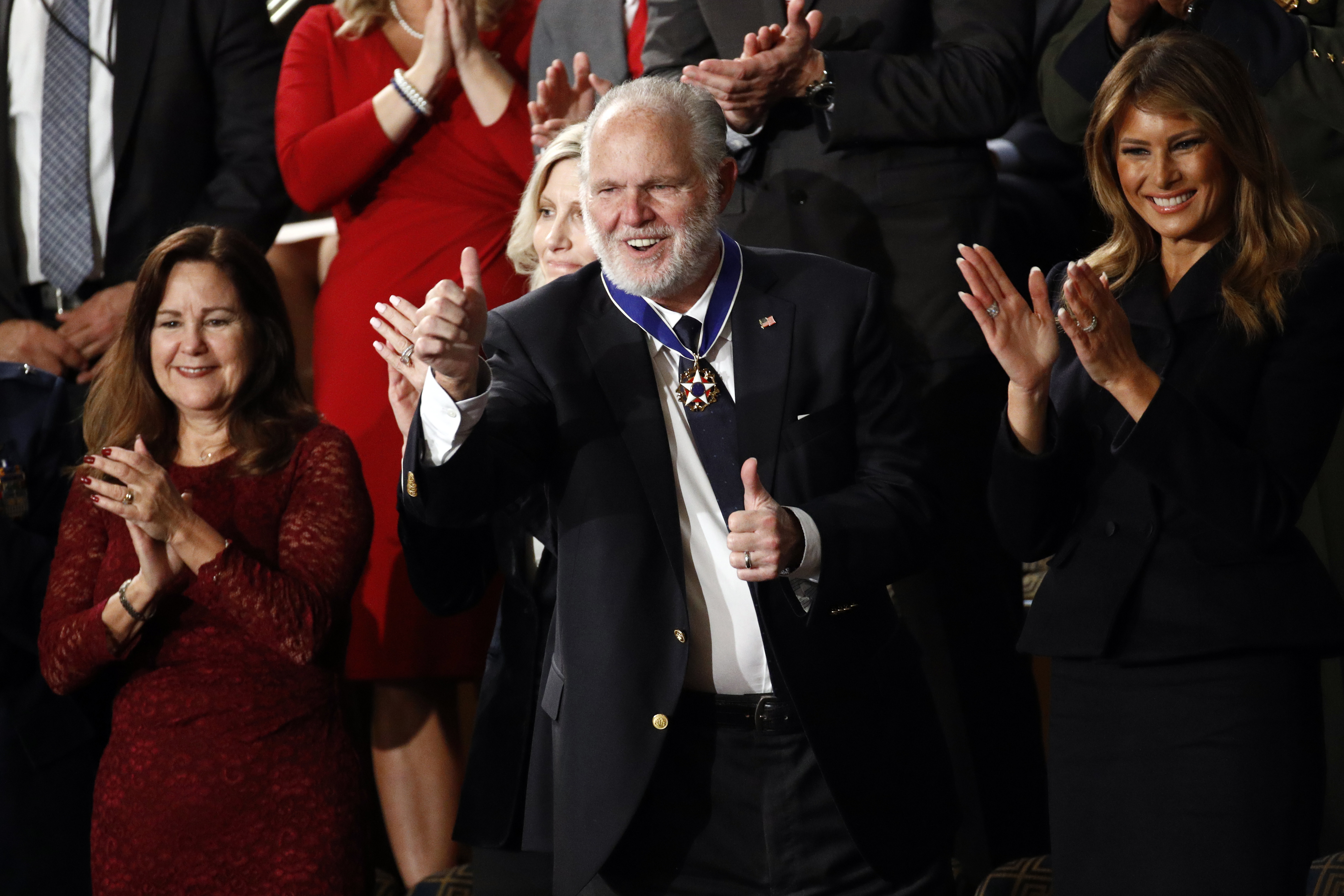 Radio host Limbaugh awarded Presidential Medal of Freedom