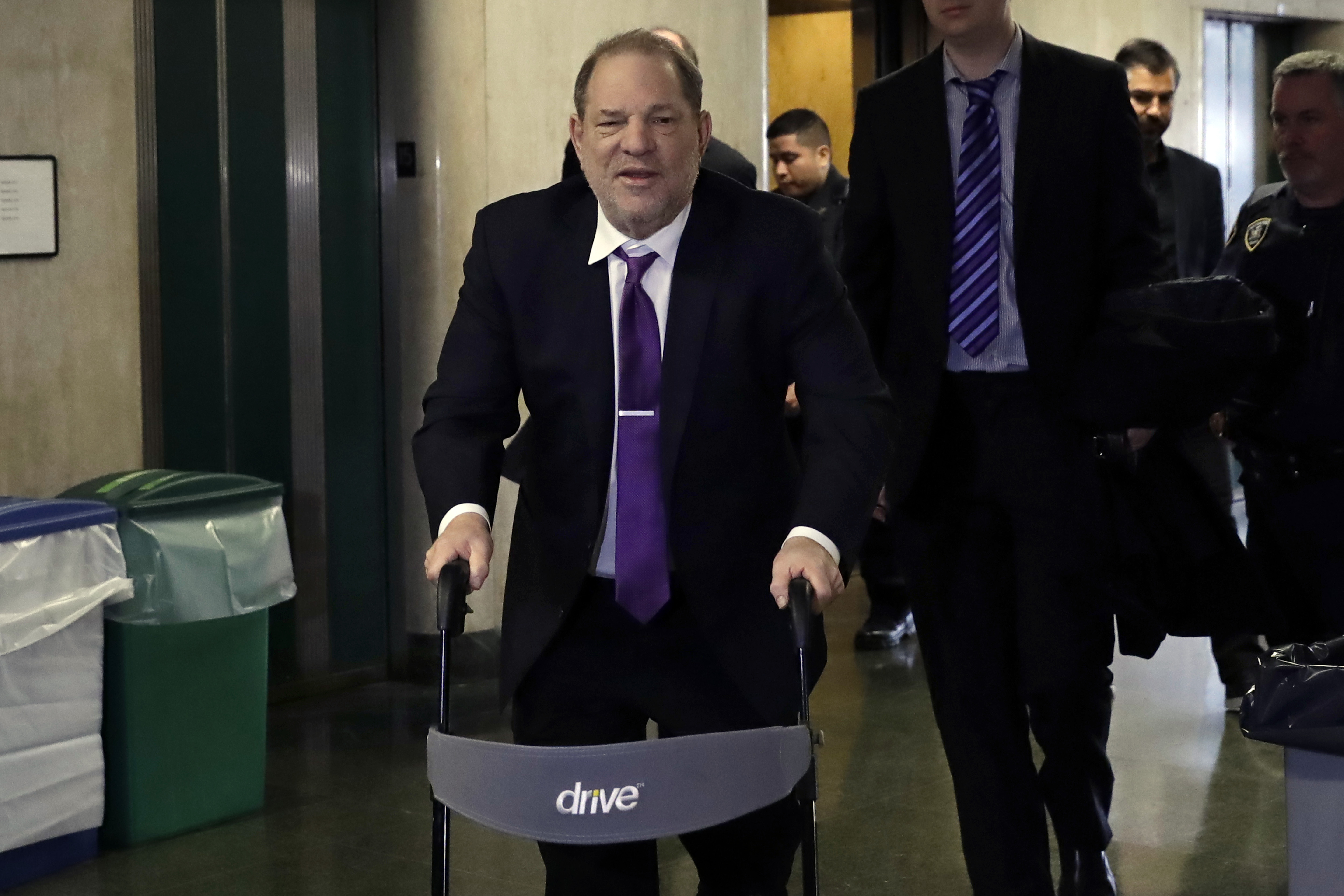 Weinstein accuser says he trapped her during hotel assault