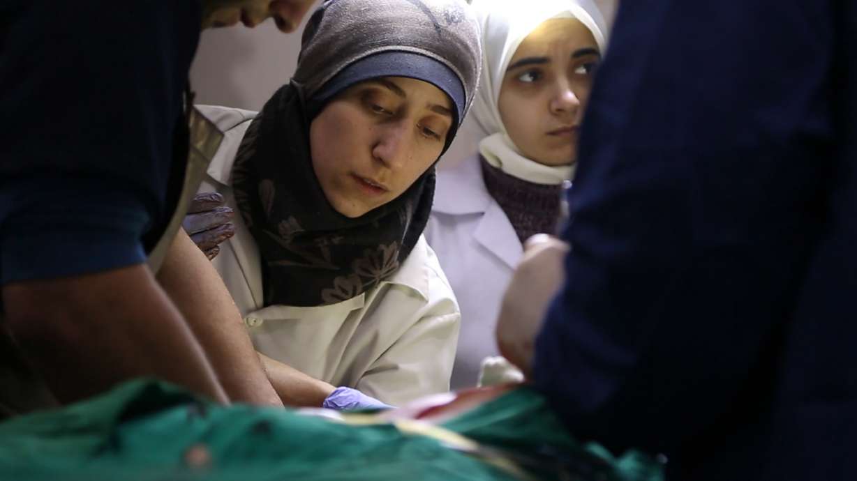 At the Oscars, 'The Cave' aims to provide hope to Syria