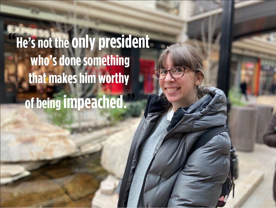 Michelle E. of Holladay said she doesn't follow politics because it gets her "too worked up." (Photo: Graham Dudley, KSL.com)