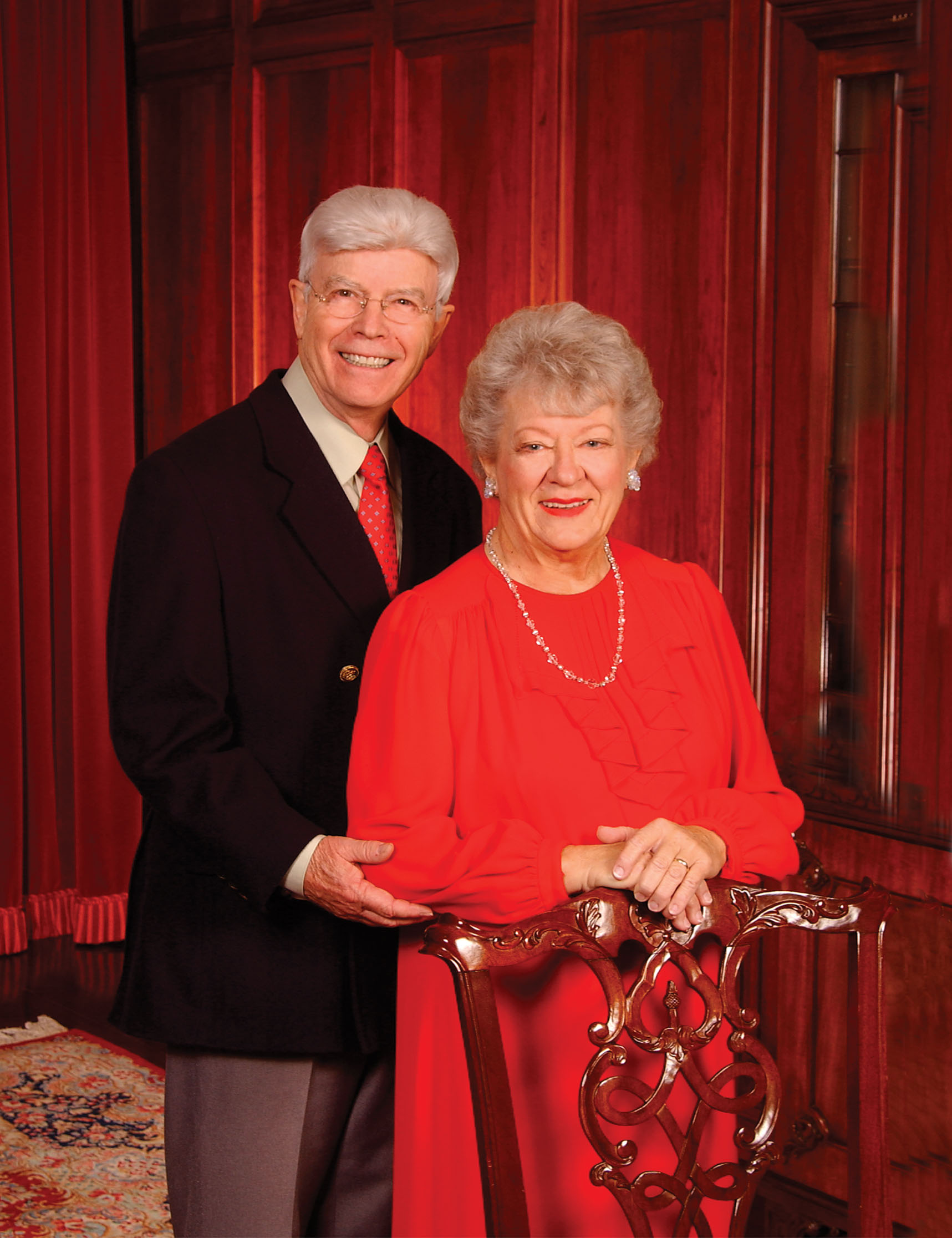 Fred Adams (left) and his wife, Barbara Gaddie Adams, (right) pose for a photo. The couple founded the Utah Shakespeare Festival in 1961. (Photo: Fred C. Adams)