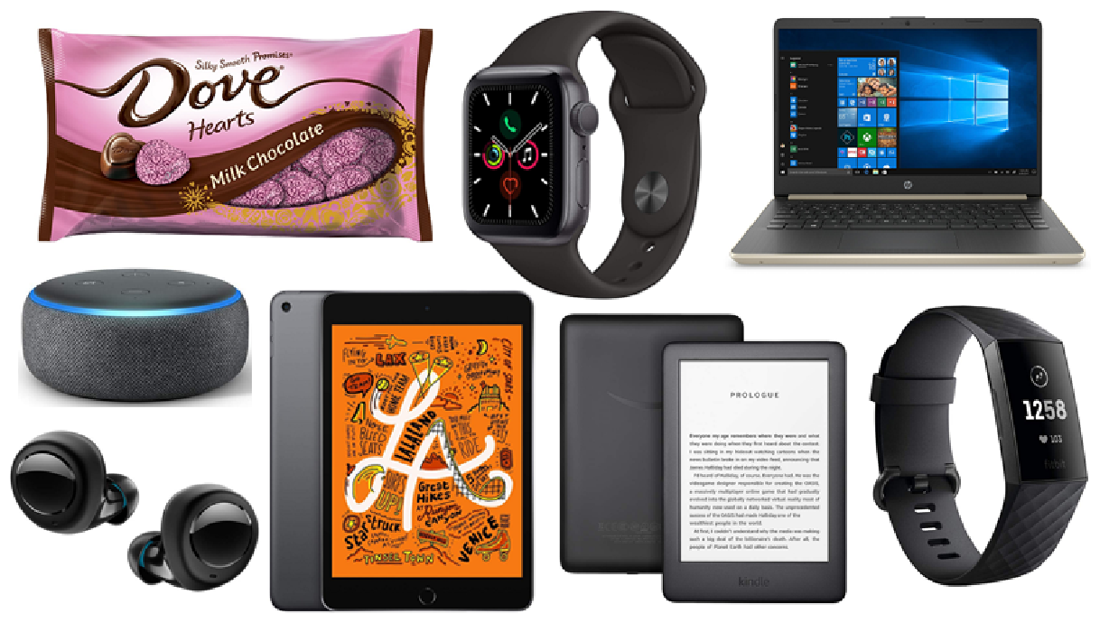 Valentine's Day gift ideas: Lowest price on Apple Watch Series 5, $25 off Kindle, 15% off Dove Candy Hearts