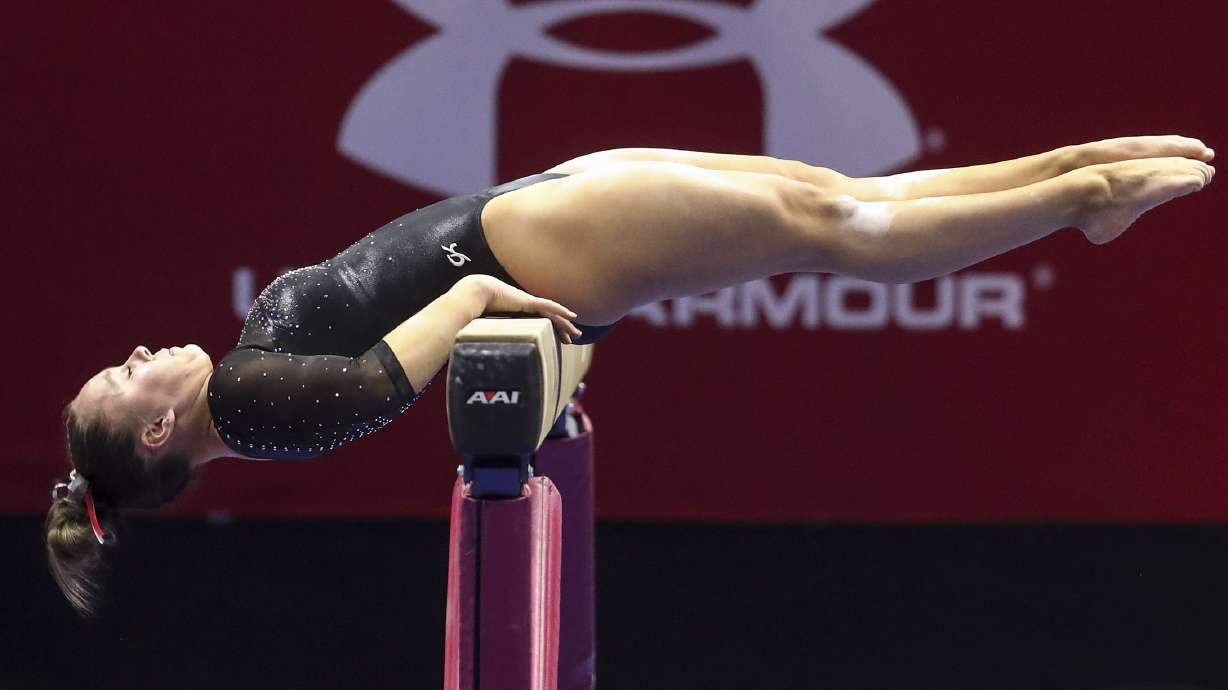 Clutch beam performance keeps Utes gymnastics undefeated on road at Cal