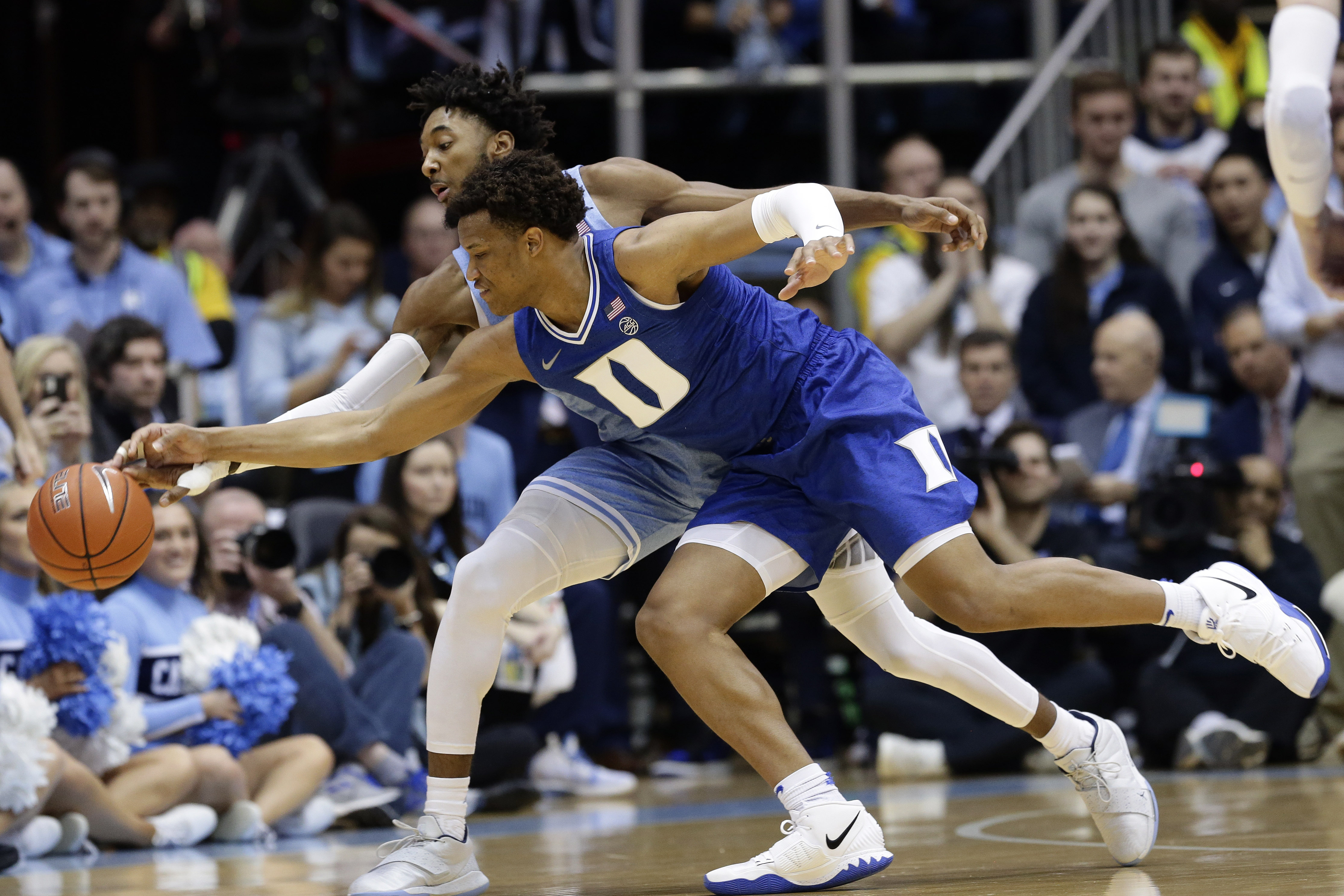 Jones, Moore help No. 7 Duke top rival UNC 98-96 in OT