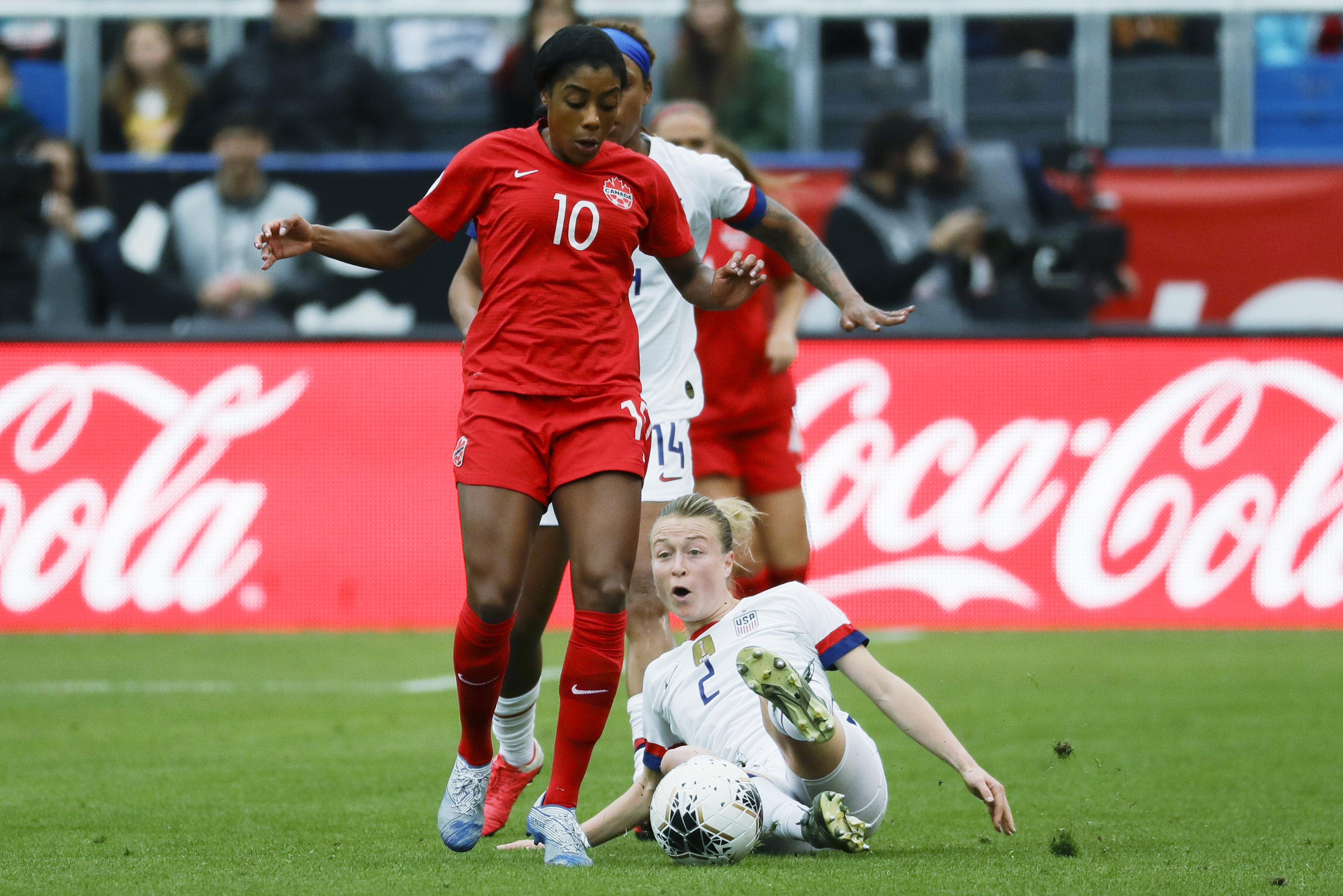US women beat Canada 3-0 in Olympic qualifying final