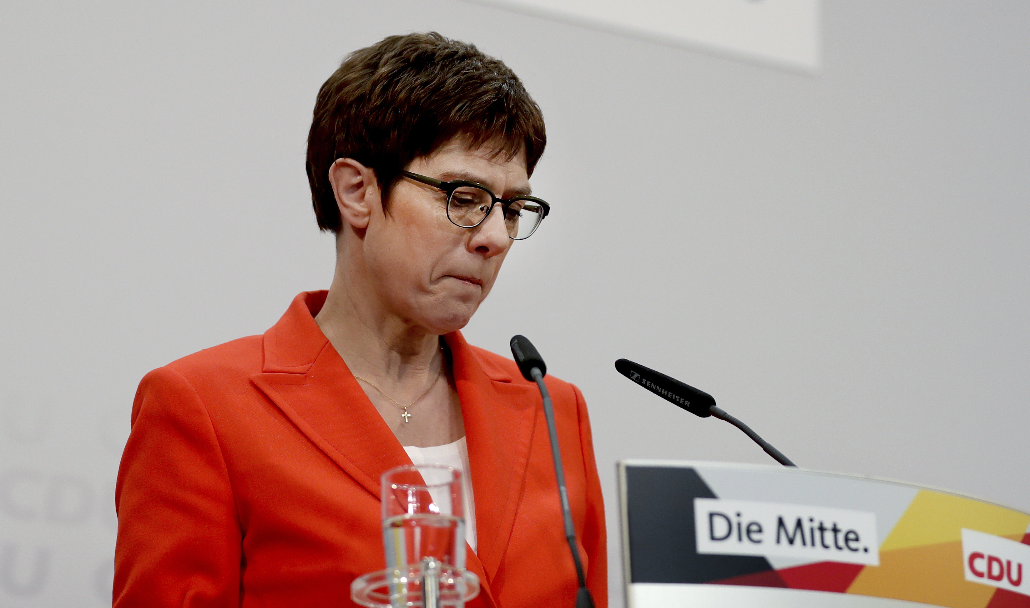German politics upended as Merkel's heir apparent quits