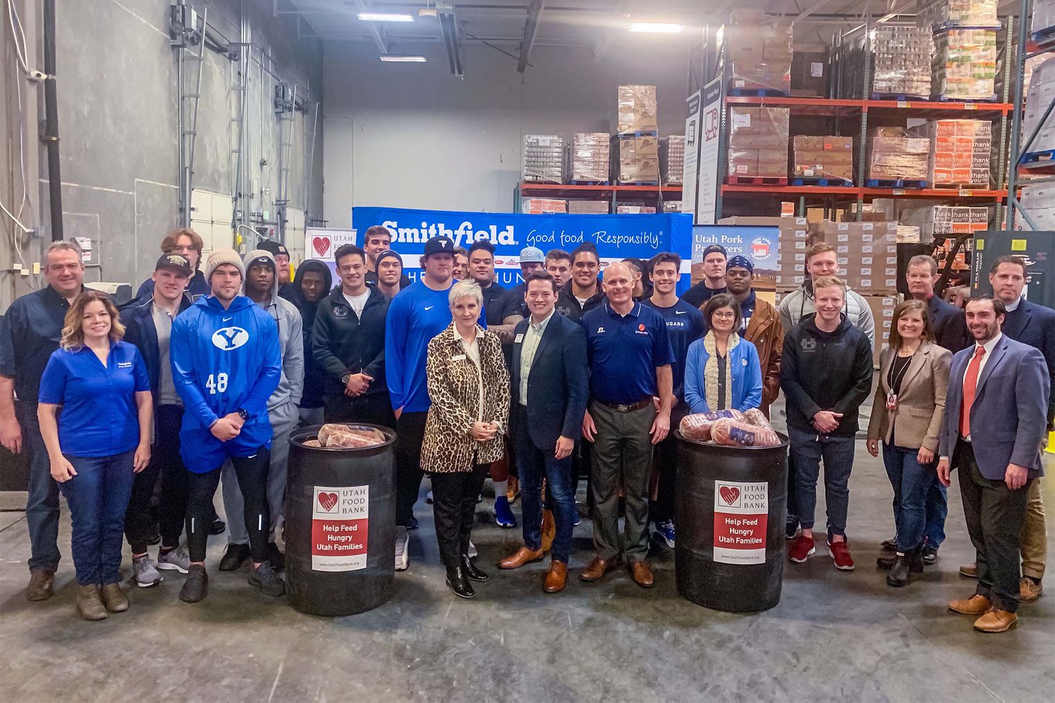 Utah Food Bank gets 40K-pound pork donation after BYU, USU football seasons