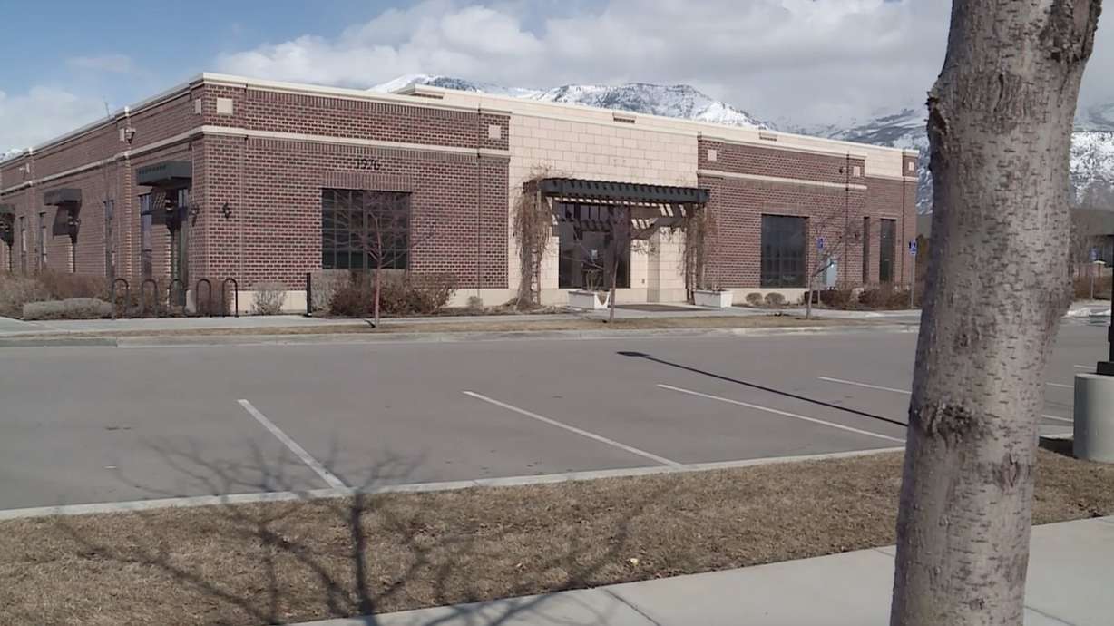 The exterior of the NOAH's Event Center in Lindon on Monday, Feb. 10, 2020. A sign hanging in the window of the building stated the location closed in 2019. The event center company closed last week after a federal judge ordered the company to cease operations. (Photo: Jay Dortzbach, KSL TV)