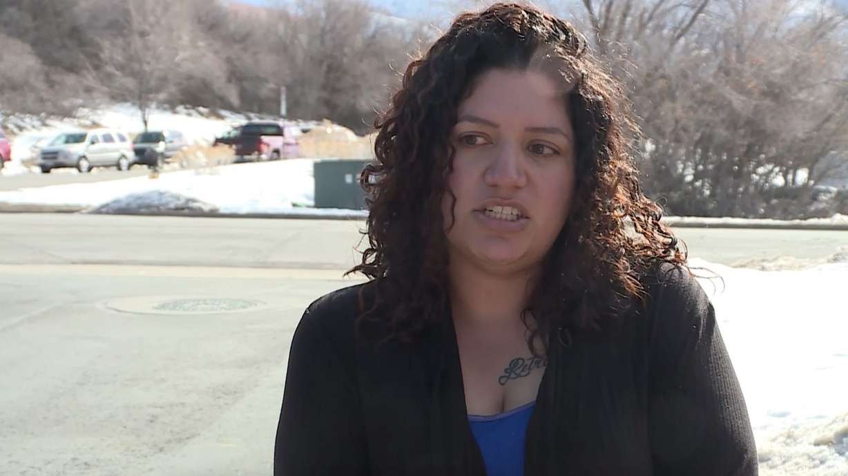 NOAH's Event Center customer Jody Powell speaks with KSL-TV on Monday, Feb. 10, 2020. Powell, who is due to be married in October, said she lost $3,600 after the company closed last week. (Photo: Jay Dortzbach, KSL TV)