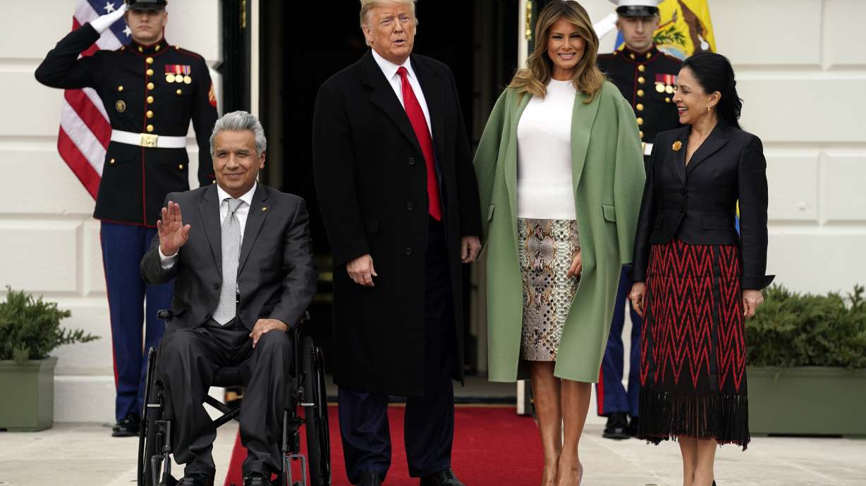 Trump says US working on trade deal with Ecuador