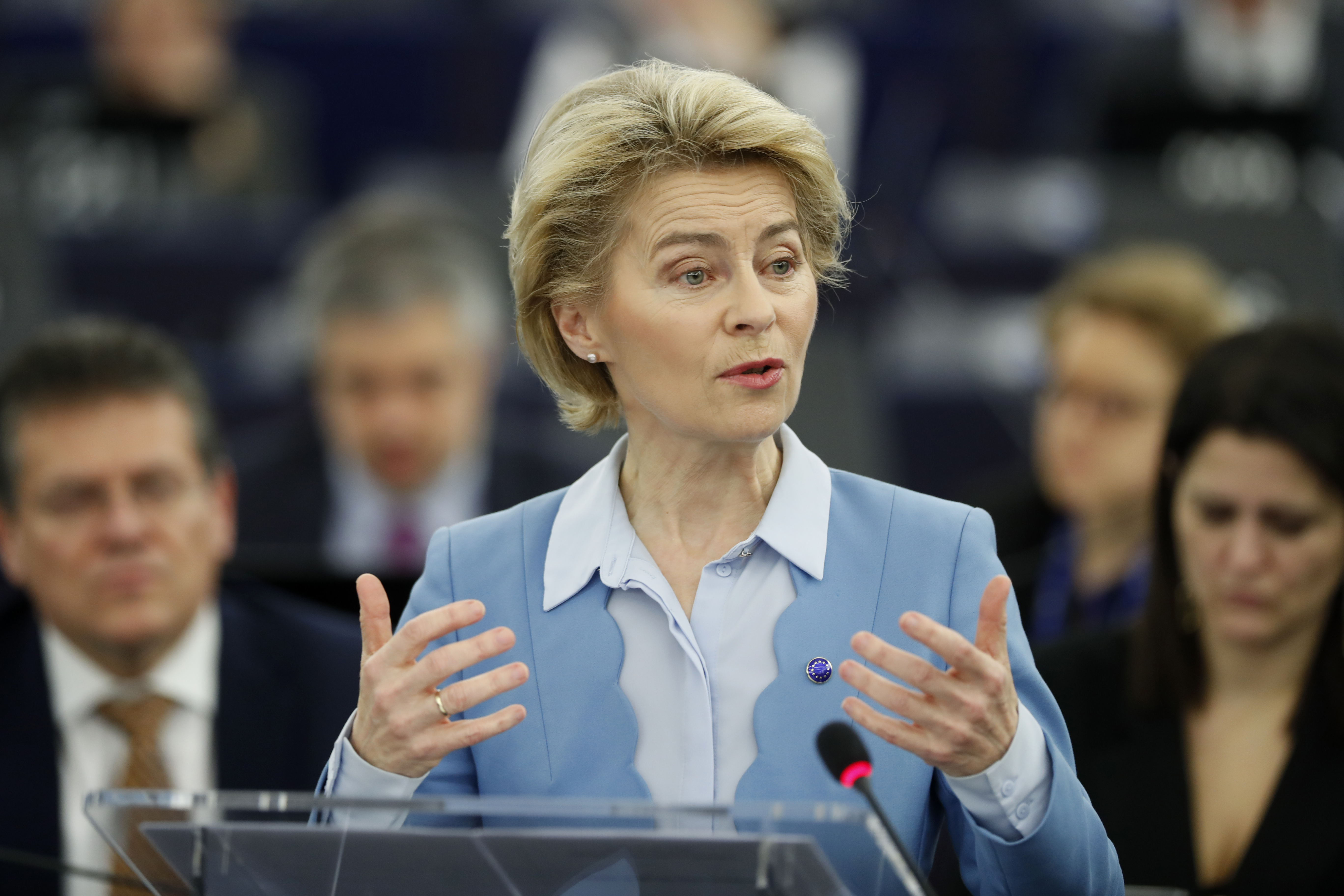 EU chief von der Leyen testifies at German defense inquiry