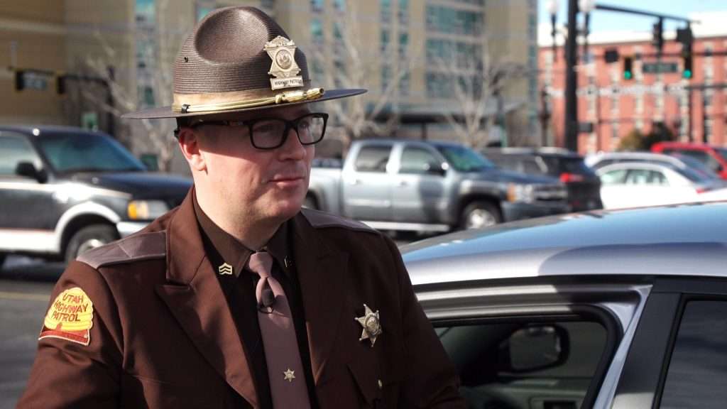 Utah Highway Patrol Sergeant Nick Street. Photo: KSL TV