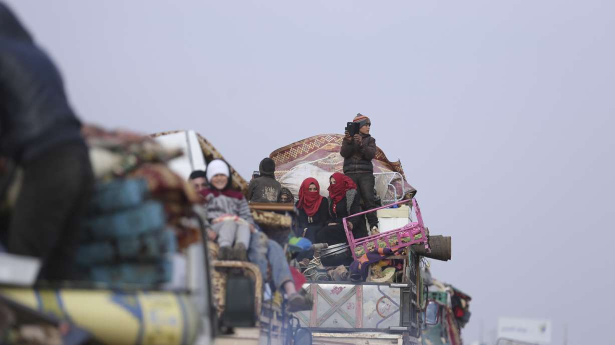 UN says 140,000 displaced in 3 days amid Syrian offensive