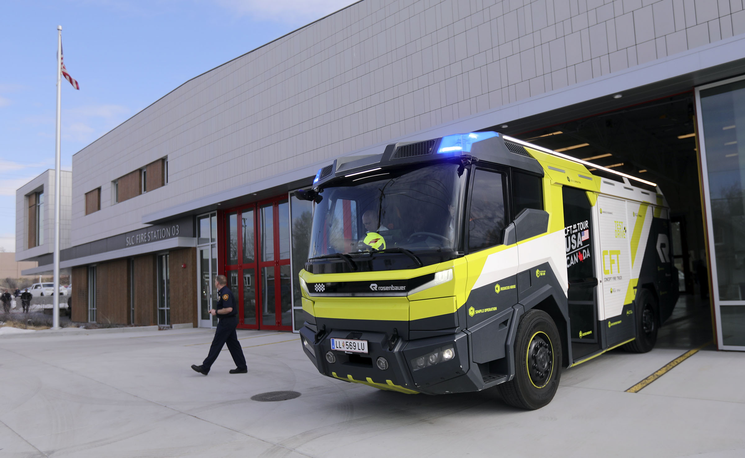 Utah firefighters check out an electric option for their fleets