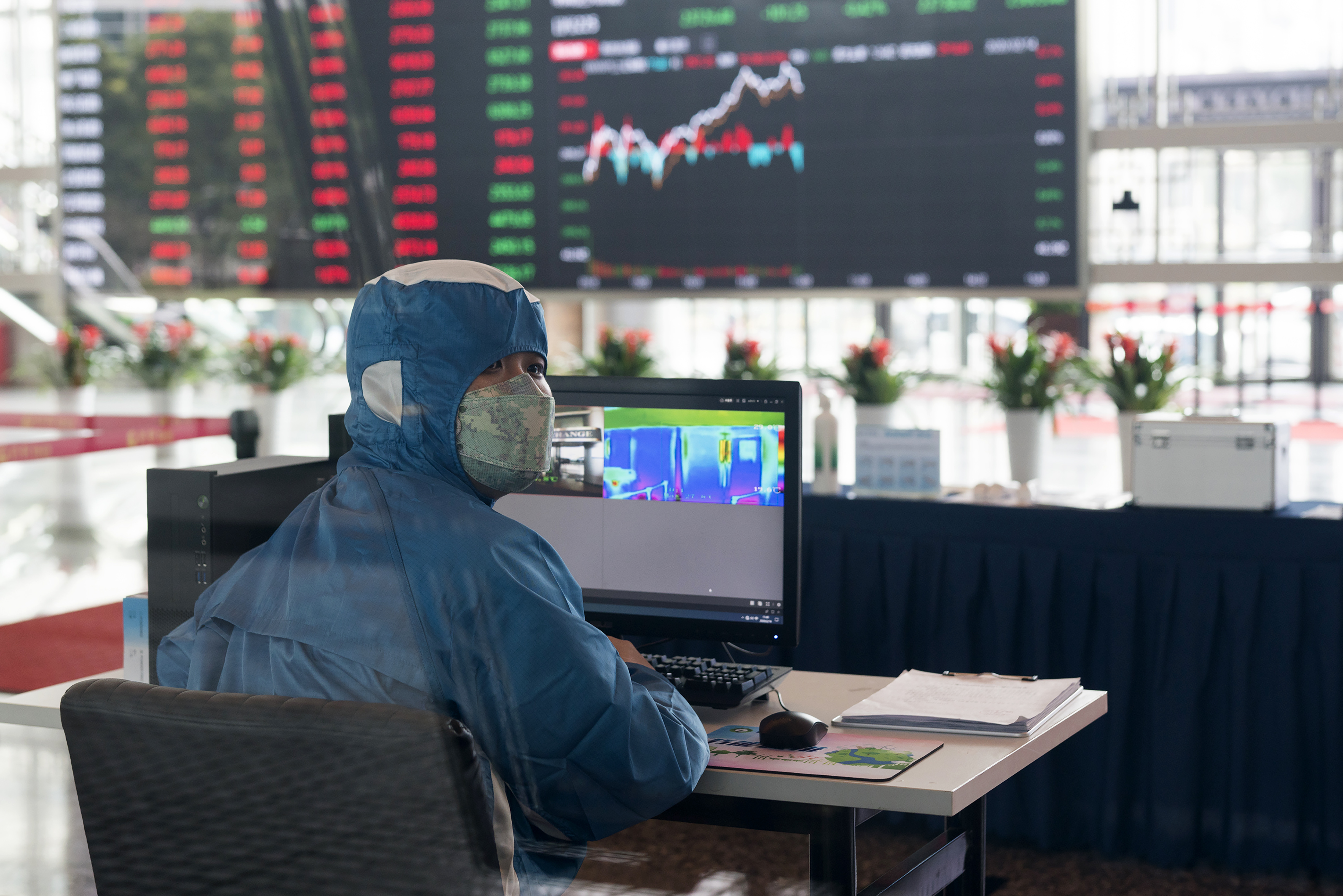 Global shares steady but virus concerns keep buying in check