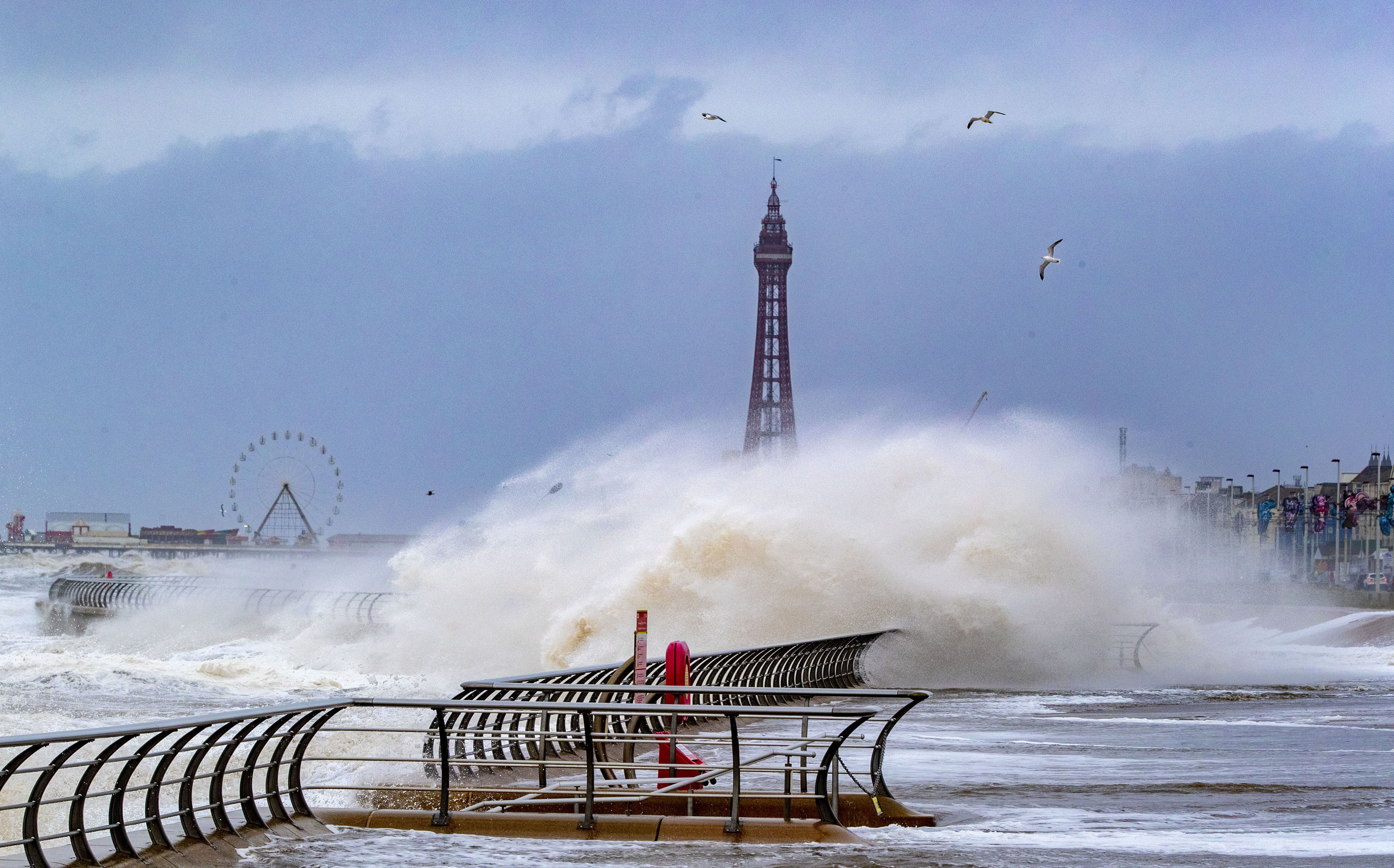 UK faces another fierce storm; 2 found dead in rough seas
