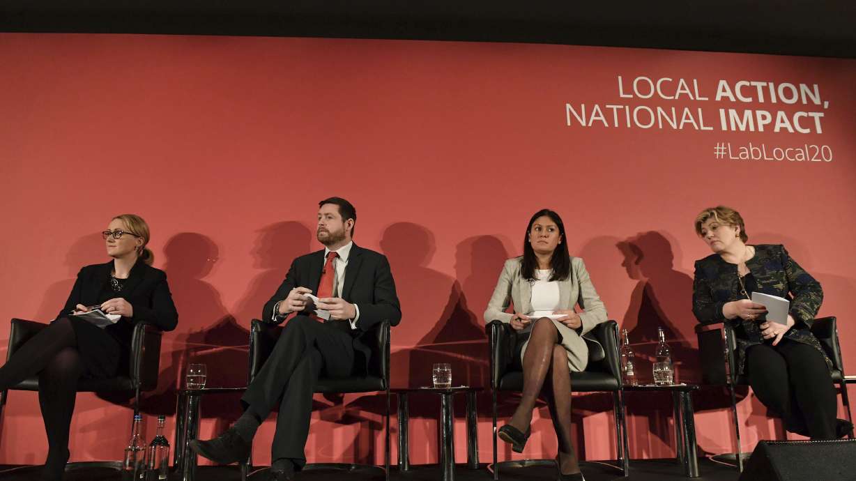 Race to lead UK's main opposition Labour Party narrows to 3