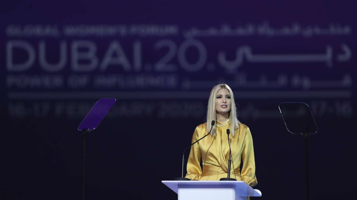 Ivanka Trump lauds Saudi, UAE on women's rights reforms