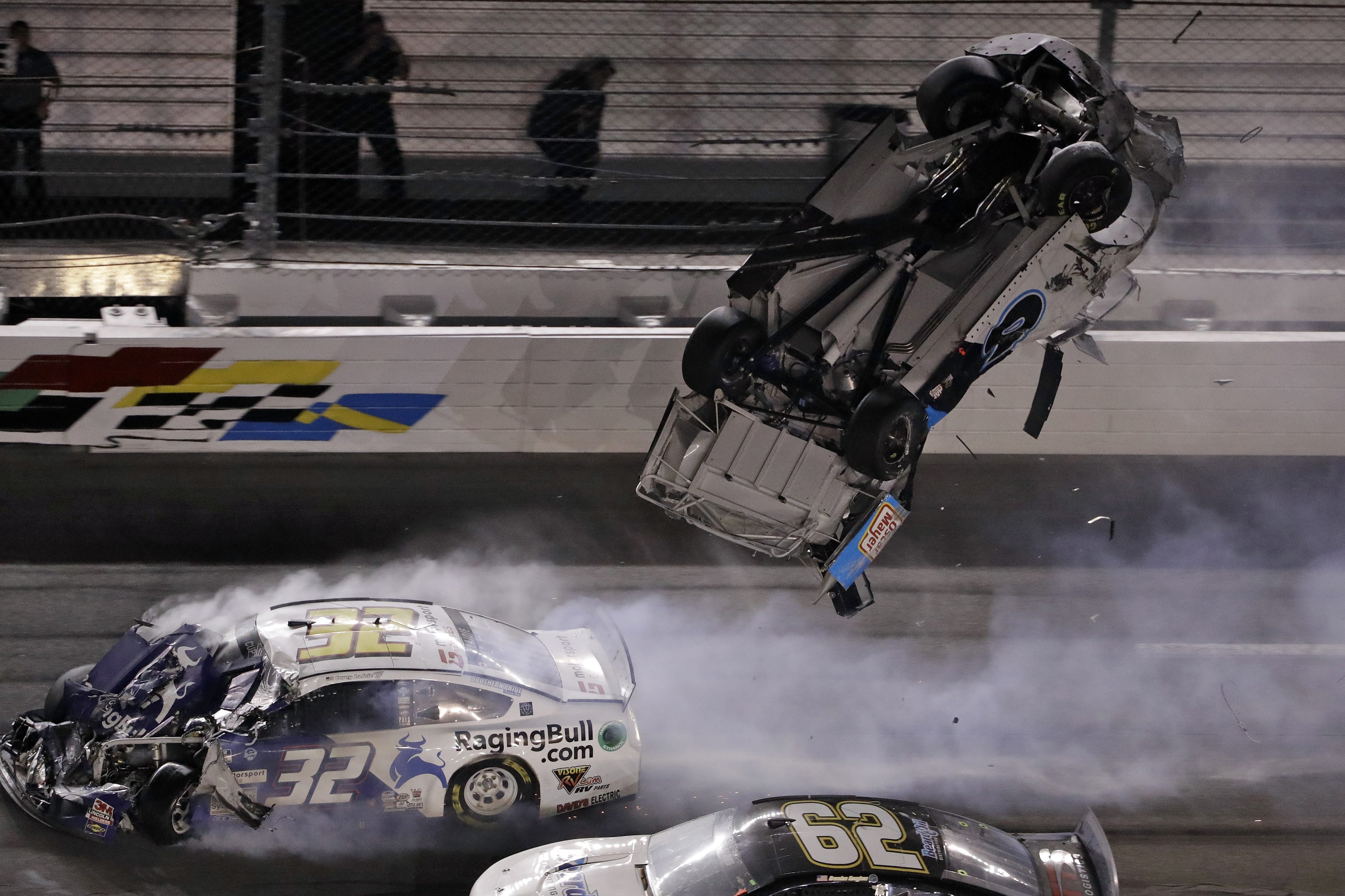 Blaney's attempted push of Newman led to violent crash 