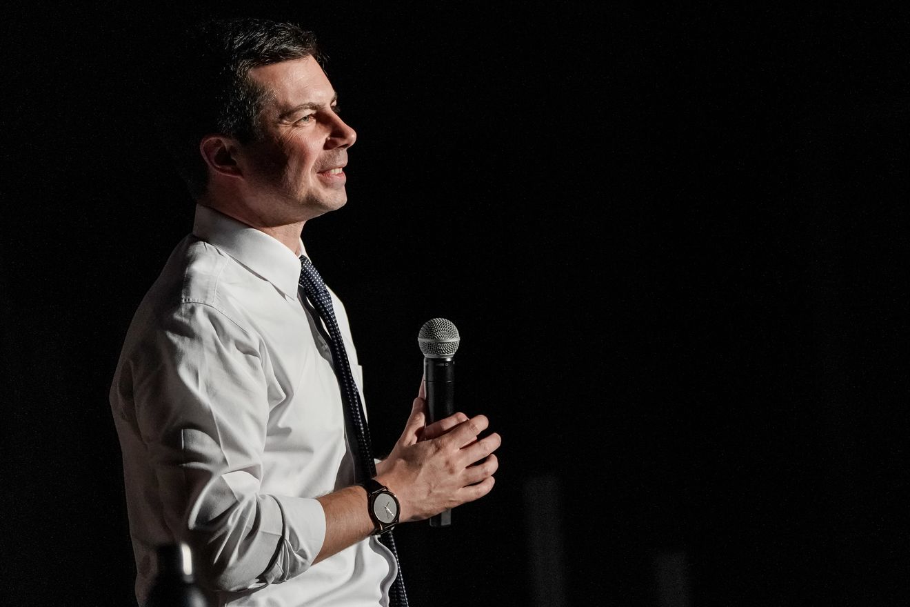 Democratic presidential candidate Pete Buttigieg campaigns at The Union Event Center in Salt Lake City on Monday, Feb. 17, 2020. (Photo: Spenser Heaps, KSL)