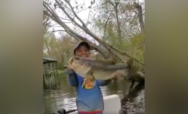 Have You Seen This? Little boy thrilled to catch fish