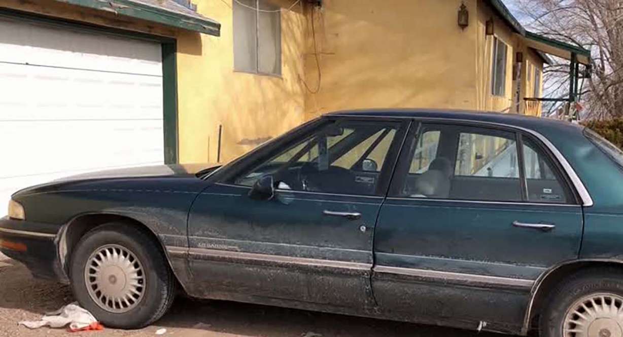 UHP trooper Jesse Williams found a used car for sale online that fit within the budget he and his wife could afford to give to two sisters. Photo: KSL TV