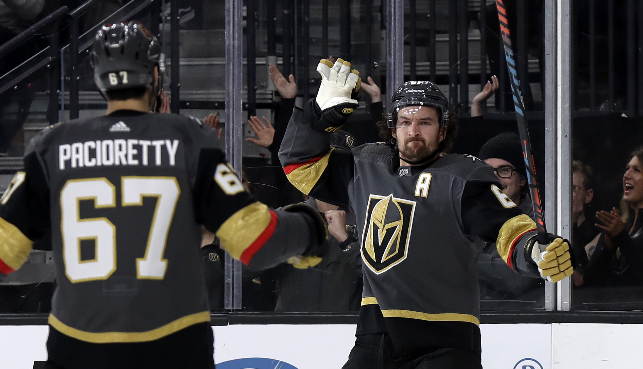 Vegas stops Tampa Bay's 11-game streak with 5-3 win