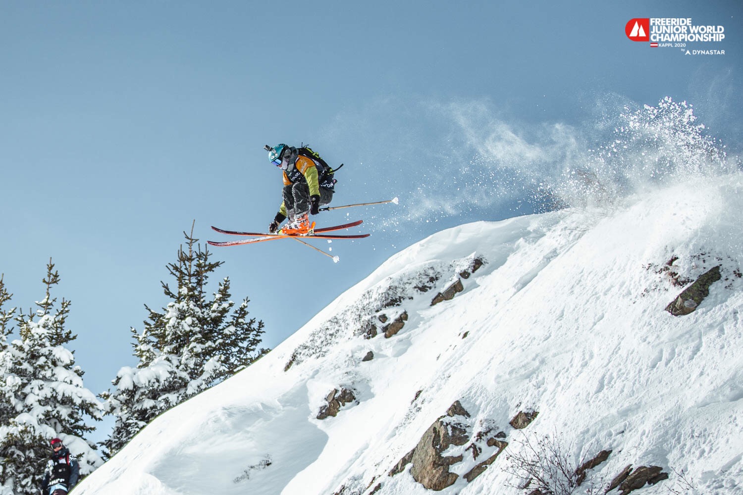 Louis Overington of Skyline High School competes at the Freeride World Tour. (Photo: Freeride World Tour)