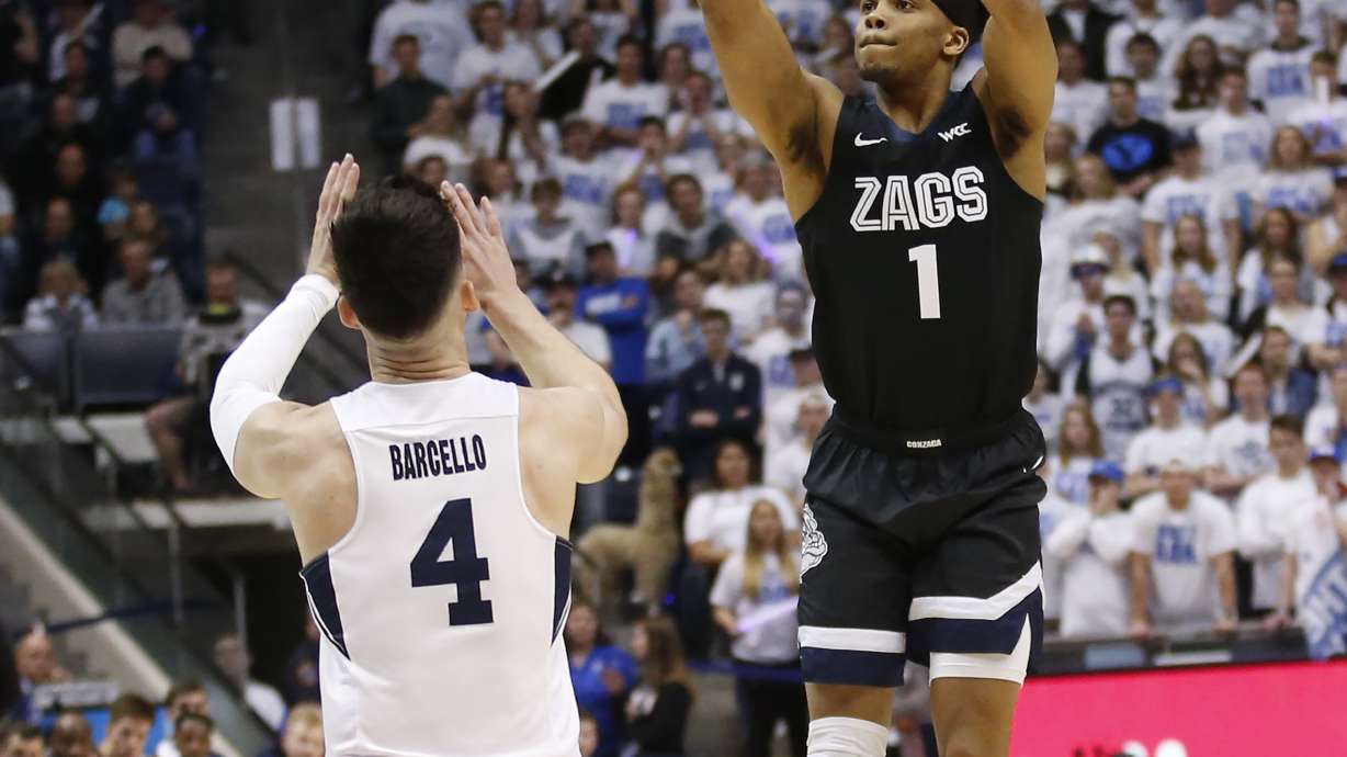 No. 23 BYU upsets No. 2 Gonzaga 91-78