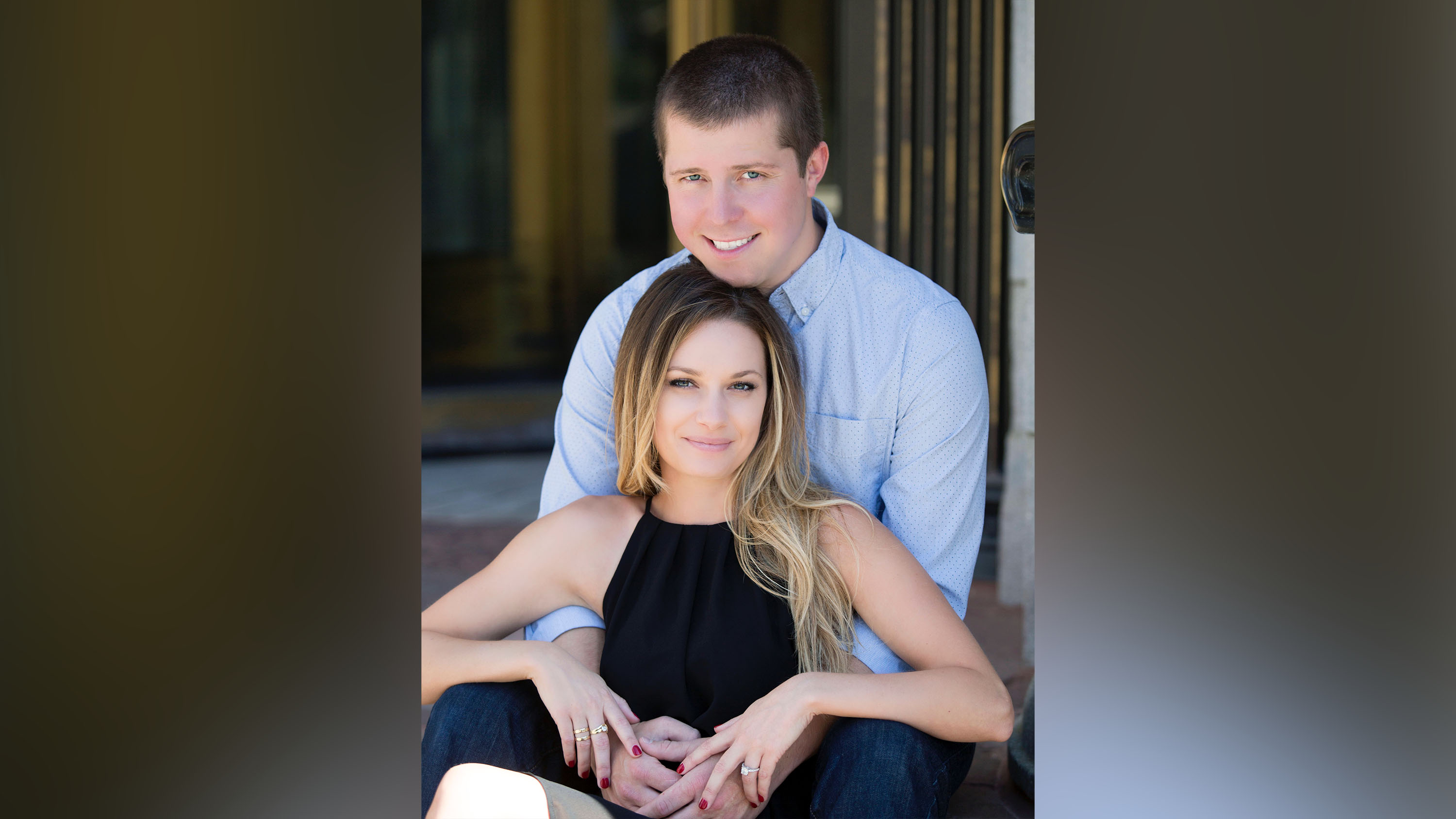 Justin and Alison Waclawek while engaged. Alison died of an amniotic fluid embolism at age 31. (Photo: Courtesy Dana Goodemote)