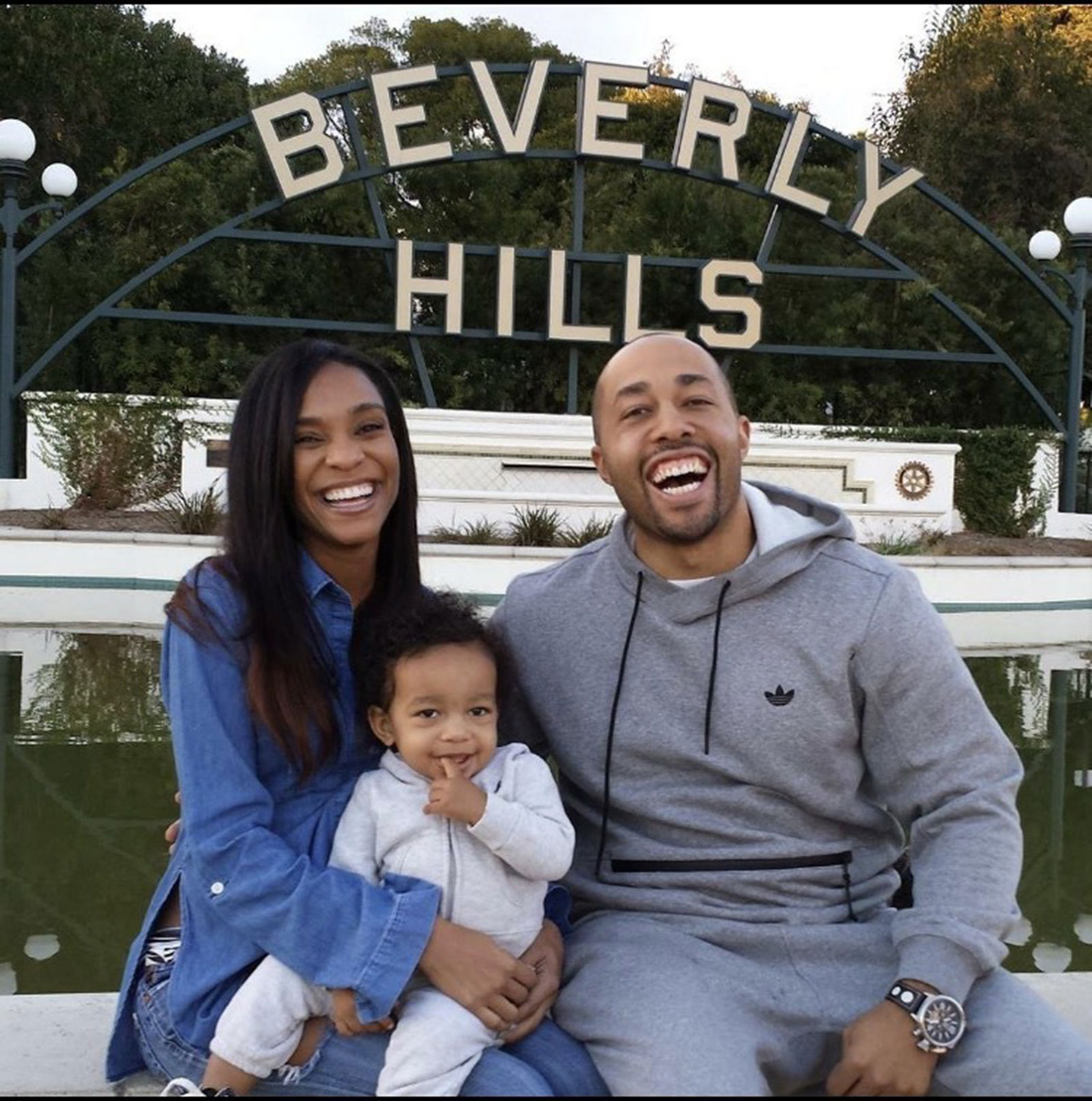 Charles and Kira Johnson with their eldest son, Charles V. (Photo: Courtesy Charles Johnson)