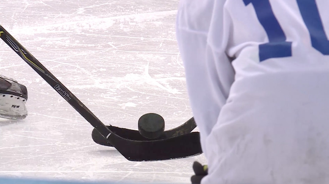 Youth hockey players play in a game at The Glacier outdoor rink in Cedar City on Saturday, Feb. 22, 2020. Officials who run the rink say the future of the rink is in danger. (Photo: Marc Weaver, KSL TV)