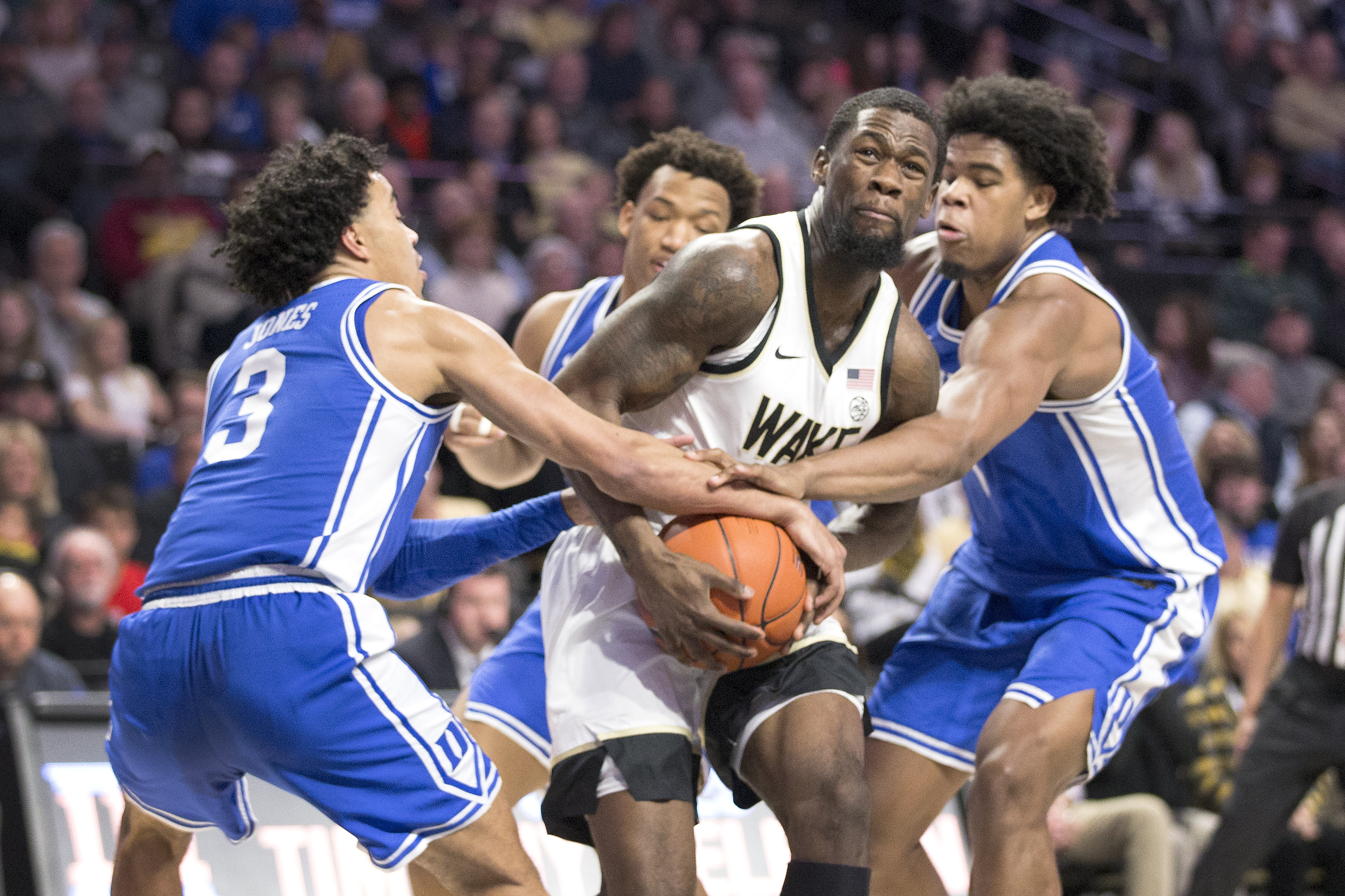 Childress, Demon Deacons stun No. 7 Duke 113-101 in 2OT
