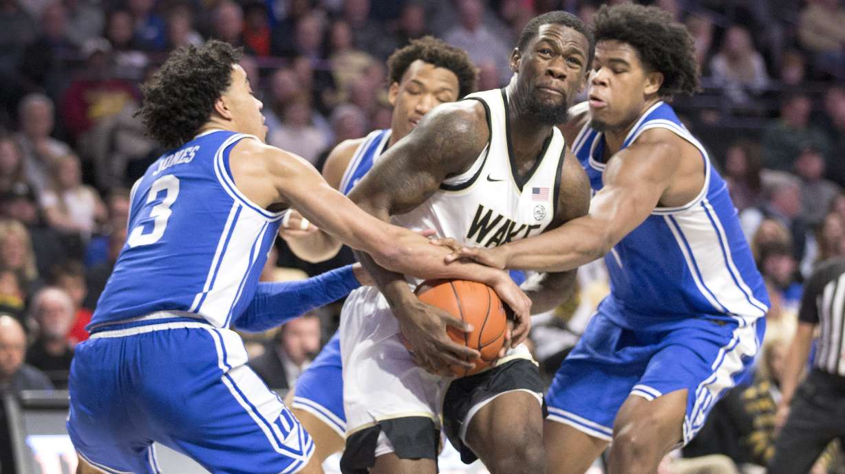 Childress, Demon Deacons stun No. 7 Duke 113-101 in 2OT