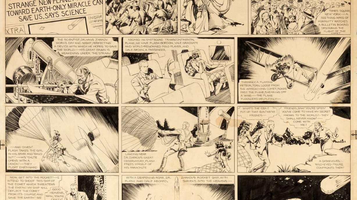 Original 'Flash Gordon' comic strip art headed to auction