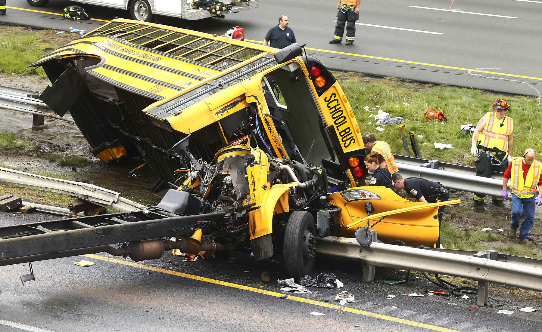 Driver in fatal I-80 school bus crash sentenced to 10 years