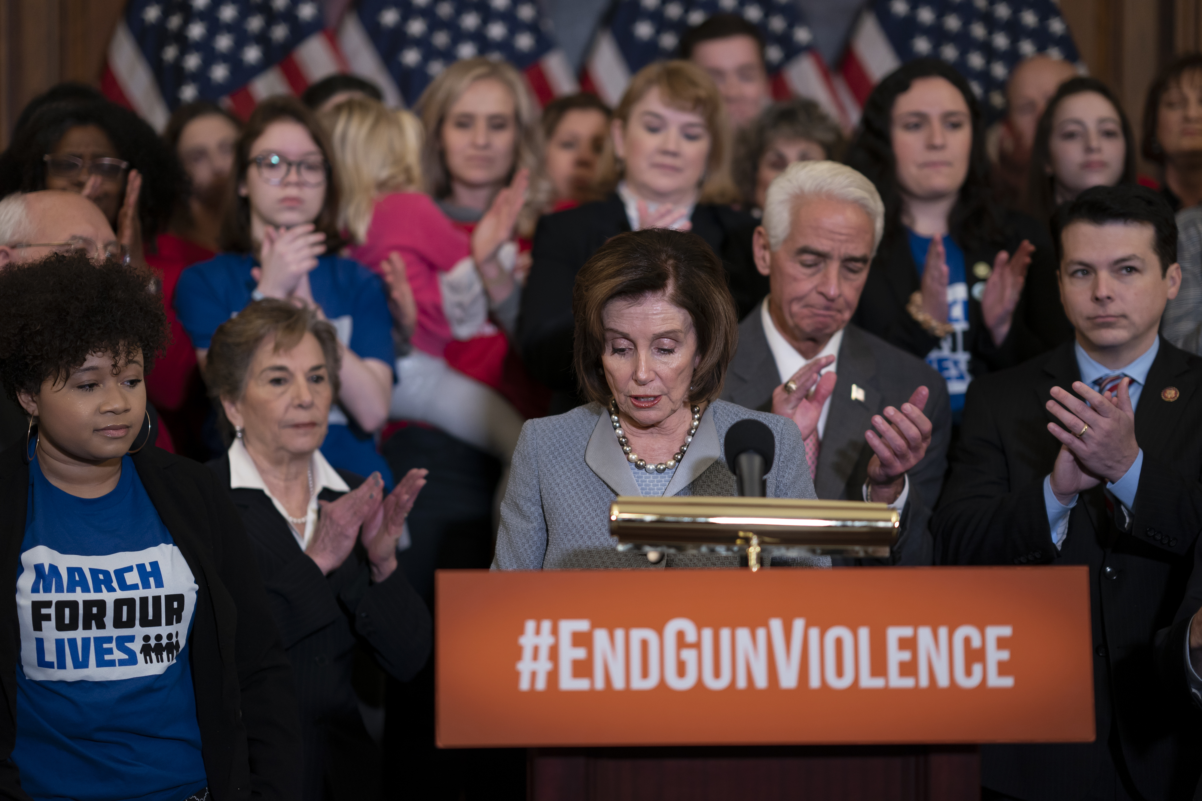 A year after House vote, Dems challenge McConnell on guns