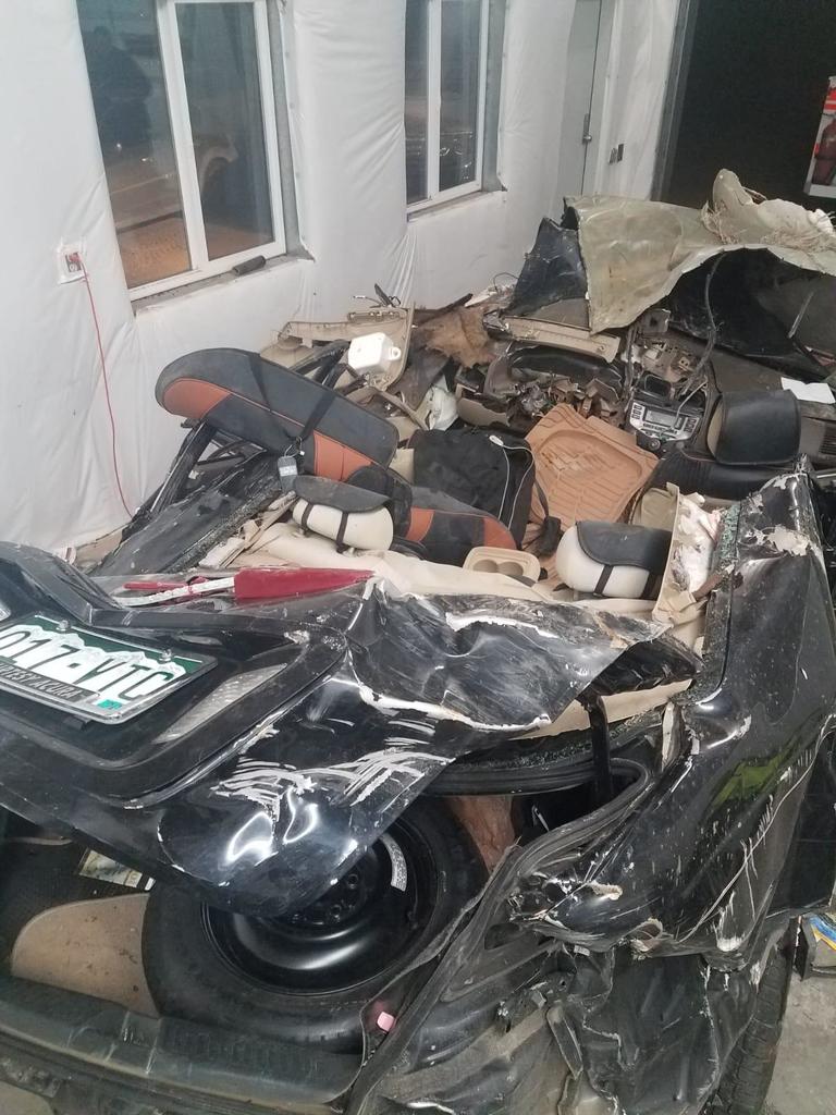 The remains of a Colorado couple missing since October 2019 were recently found in a wrecked car at the bottom of a 75-foot ravine off of I-70 near the Utah-Colorado border. Photo: Utah Highway Patrol