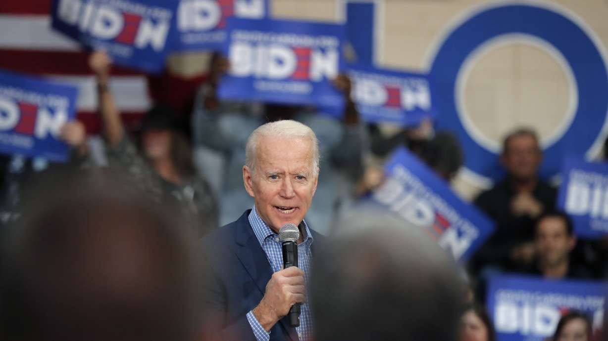 The Latest: Biden adviser says 2 candidates have viable path
