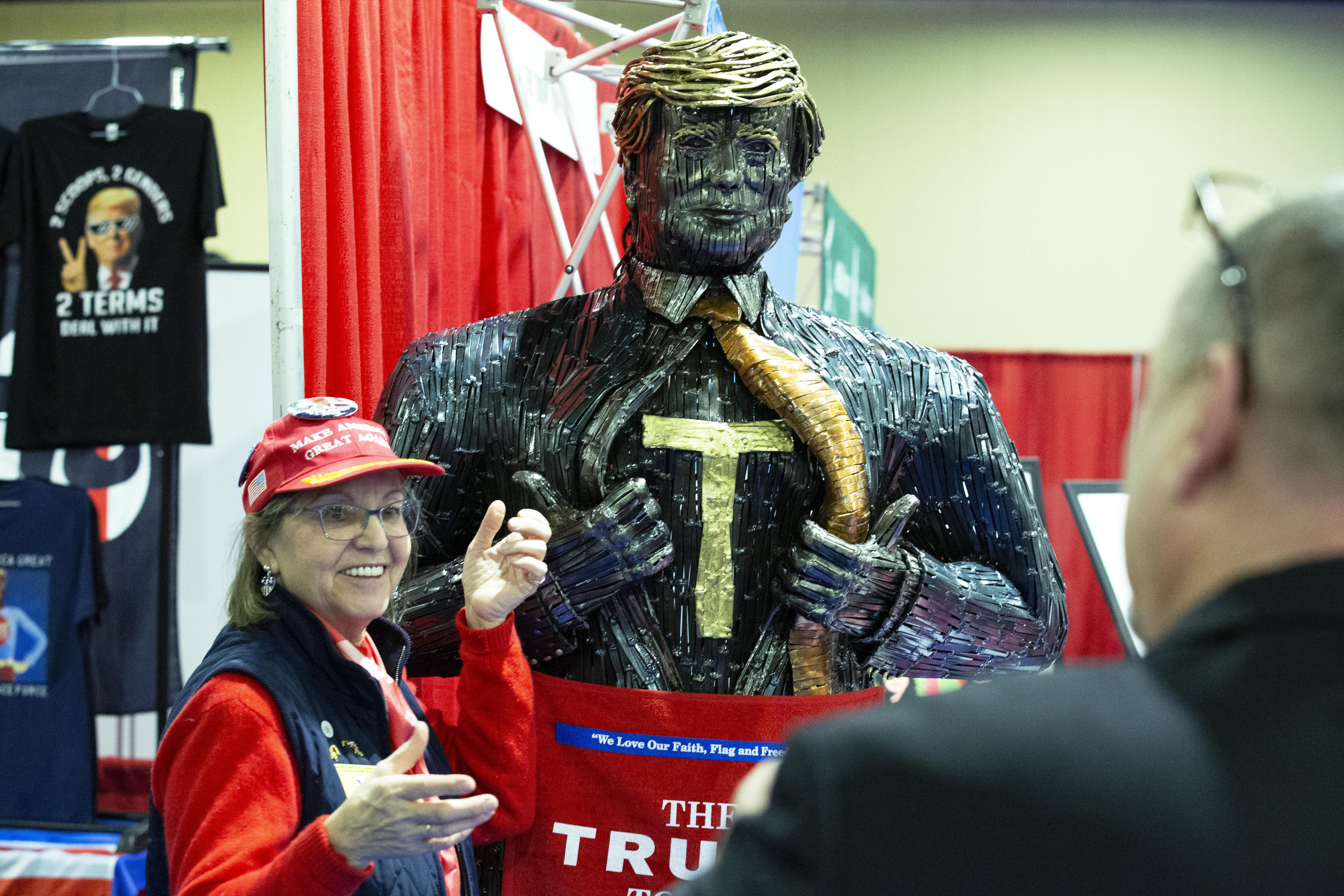 Once skeptics, conservatives out to expand Trump's base