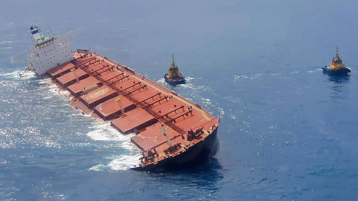 Correction: Brazil-Grounded Ship story