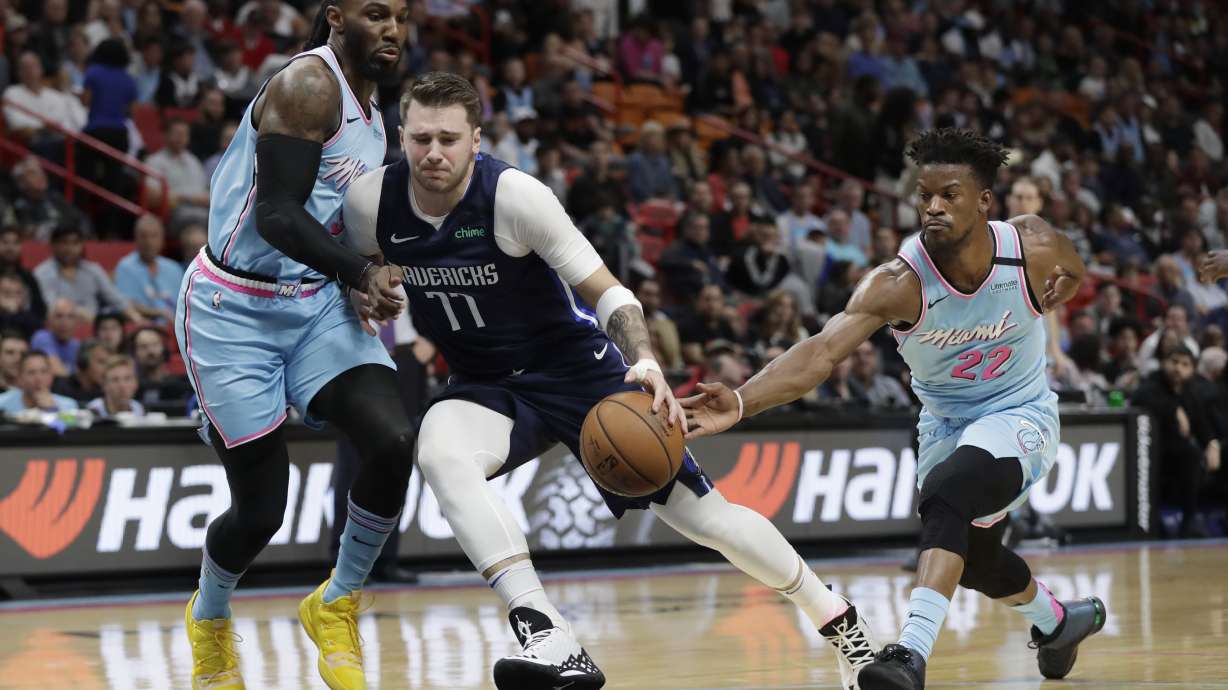 Heat spoil Doncic's 21st birthday, top Mavericks 126-118