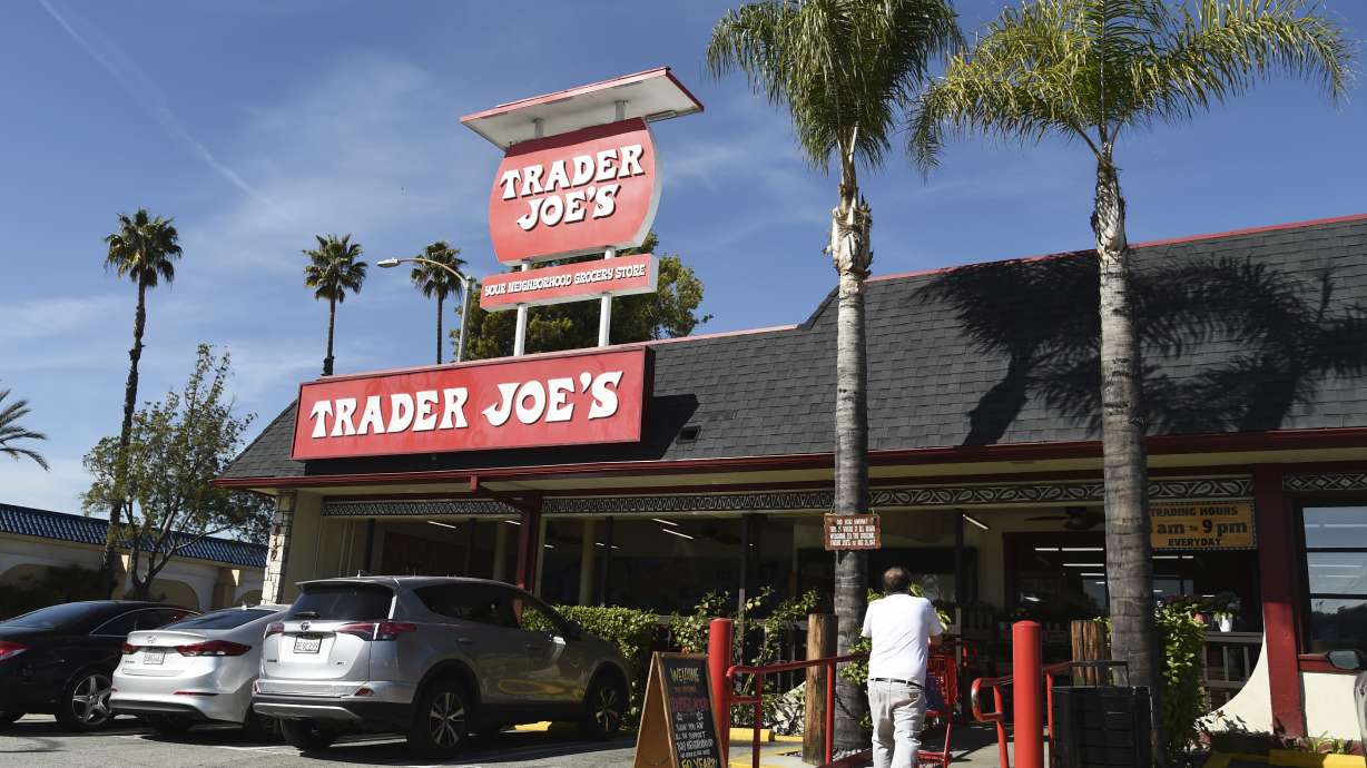 The original Trader Joe's grocery store in Pasadena, Calif. on Feb. 26, 2020. West Jordan leaders are celebrating the announcement of an upcoming Trader Joe's location in the city expected to open later this year.